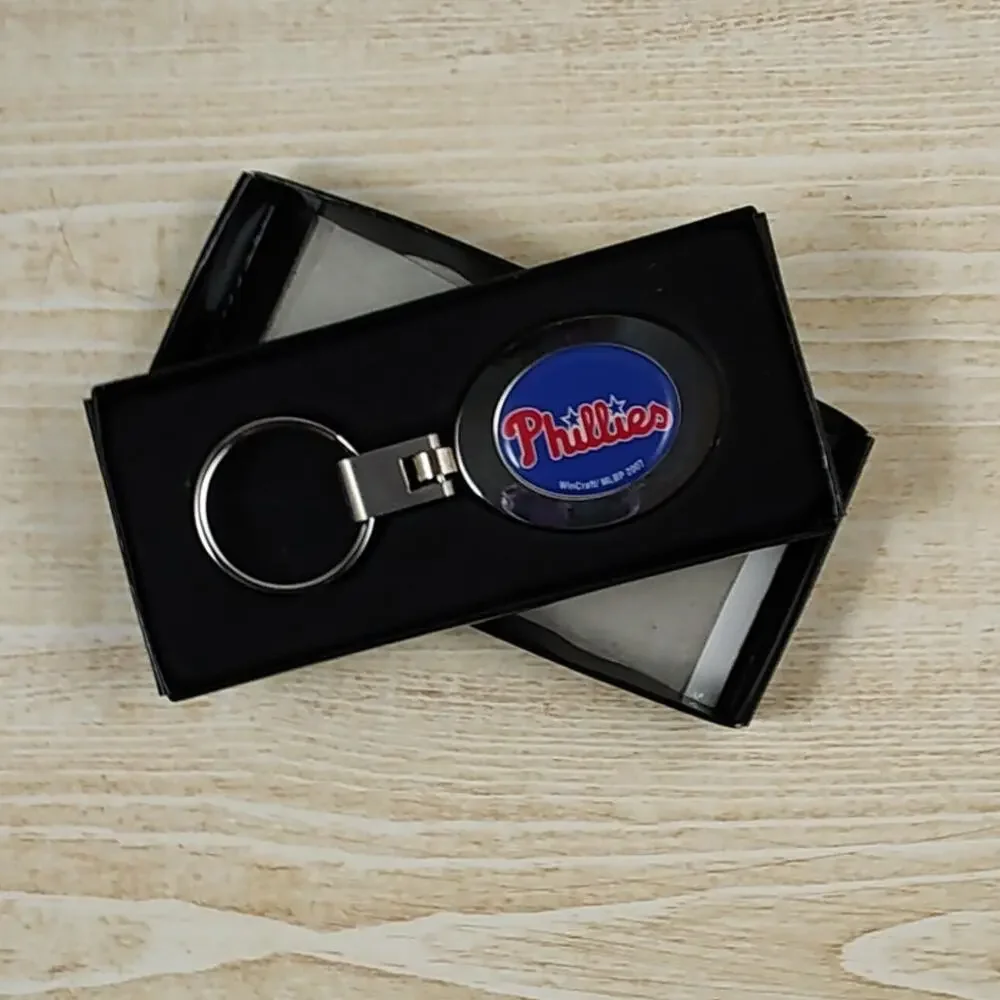 Philadelphia Phillies WinCraft Premium Swivel Key Ring Keychain MLB Gift